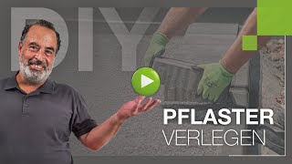 Pflastersteine verlegen  DO IT YOURSELFAnleitung [upl. by Gennifer247]