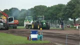 Jeroen de Jong Met zijn dikke JohnDeere 4050 [upl. by Ahtrim]