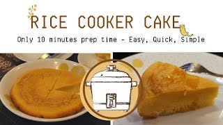 Cake baked with rice cooker [upl. by Sessler]