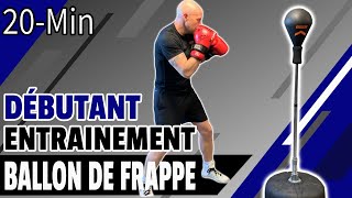 20 Min Entraînement sur ballon de frappe Outshock Reflex Bag pour débutant  Boxing Ready [upl. by Anibla]