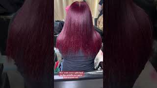 Natural Hair Dye And Cut shorts hair beauty [upl. by Ibor]