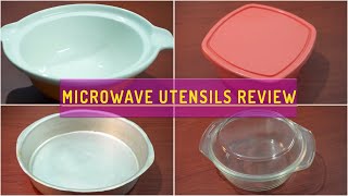 Microwave Utensils Review  Microwave Utensils Guide for All Modes  Correct Microwave Utensils [upl. by Eerual]