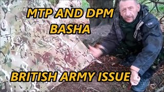 BRITISH ARMY BASHA COMPARISON MTP amp DPM  see description for pitch details bexbugoutsurvivor [upl. by Thetes]