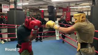 GLEASONS GYM HARD SPARRING [upl. by Nimsaj547]