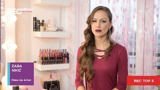 REC Top 5  Zaga Nikić novogodišnji make up look  S06E11 [upl. by Richara945]