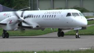 Take off Saab 2000 Darwin Airlines [upl. by Mattias]