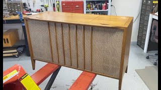 Restoring a Motorola SK33W Stereo Console with Sonotone 8T Cartridge Replacement [upl. by Hanshaw269]