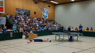 Tischtennisgala der Legenden mit JO Waldner und J Persson  75 Jahre TTC Drochtersen  09062023 [upl. by Hearn653]