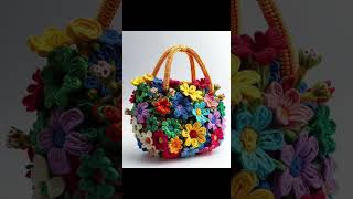 Patrón de bolsos de crochet hechos a mano para mujer muy bonitos [upl. by Enalda252]