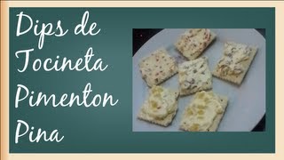 Dips de Tocineta Pimentón y Piña Recetas de Aperitivos [upl. by Einegue]