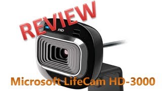 Microsoft LifeCam HD3000 Unboxing amp Test Review amp Erfahrungsbericht Deutsch [upl. by Ayocat]