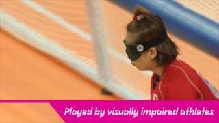 Goalball at the London 2012 Paralympic Games [upl. by Bluh]