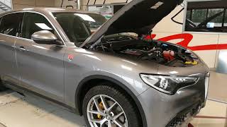 Alfa Romeo Stelvio 1° Edition 280HP  Quanti cavalli ha effettivi [upl. by Atinram]