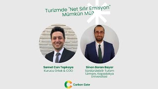 Webinar Turizmde quotNet Sıfır Emisyonquot Hedefi ve Sürdürülebilirlik Stratejileri [upl. by Dat]