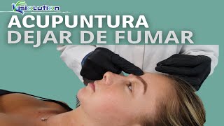 ACUPUNTURA  TRATAMIENTO para DEJAR de FUMAR o COMO DEJAR de FUMAR  Fisiolution [upl. by Thea]