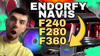 Endorfy Navis F240F280F360 ARGB 😃Jak zamontować chłodzenie AIO Unboxing  test  montaż pc [upl. by Hebrew]