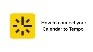 Timesheets onboarding 2  How to connect your Calendar to Tempo [upl. by Aicissej]