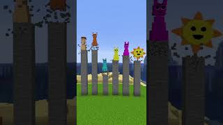 QUE SPRUNKI PICA MAS RAPIDO shorts sprunki novia catnap minecraft [upl. by Resor727]