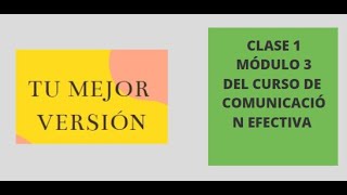 ¿CÓMO HACER QUE MIS CONVERSACIONES SEAN AMENAS  CLASE 1 MÓDULO 3 [upl. by Gagnon]