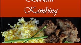 Malaysian Food  Beriani Kambing Johor Malay version [upl. by Landan207]