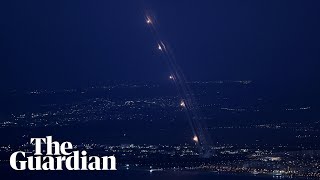 Missiles intercepted over Israel as airstrikes in Lebanon continue [upl. by Gnem]