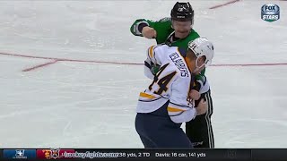 Nicolas Deslauriers vs Jamie Oleksiak Nov 21 2015 [upl. by Oecam347]