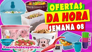 OFERTAS da HORA Atualizadas Semana 08 Vitrine 022024 tupperware  Joyce Sampaio [upl. by Nicolea]