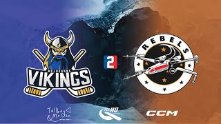 Vikings VS Rebels  Div 2  5th August  IceHQ Beer League ice hockey [upl. by Doro]