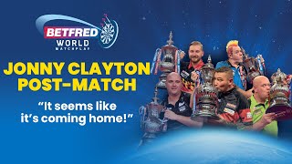 Jonny Clayton  First Round PostMatch Interview  Betfred World Matchplay [upl. by Nnav]