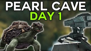 Online Raiding Center Pearl Cave Day 1  ARK PvP [upl. by Aniryt]