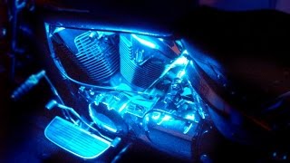 Como instalar luces módulos LED en motocicleta [upl. by Belicia545]