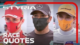 2020 Styrian Grand Prix PostRace Reaction [upl. by Nohsyt]