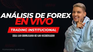 OPERANDO FOREX EN VIVO I Aprende a operar cualquier par de FOREX I Clase con grupo premium [upl. by Yeloc]