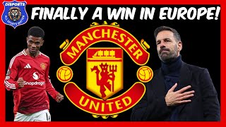 RUDD AMAD PAUL SCHOLES FANS REACT MAN UTD 20 PAOK  Europa League Review Highlights [upl. by Mckinney]