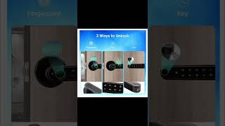 Biometric Fingerprint Door Lock  Keyless Entry Door Knob with Touchscreen Keypa [upl. by Sainana444]