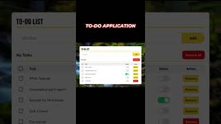 Build a ToDo List App with HTML CSS amp JavaScript [upl. by Adeehsar409]