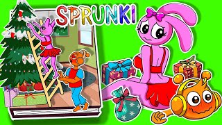 👺Paper DIY 👺 Making INCREDIBOX SPRUNKI Game Book 📚 ➕ Pinki Vs Oren  👹Amy PaperBook [upl. by Berti]