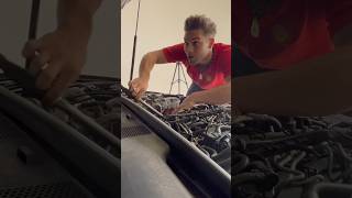 Oil change amp glow plugs PART 1 Watch full video shorts audi carguy carmemes diygarage [upl. by Eelime126]