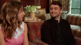 Daniel Radcliffe and Zoe Kazan talk What If with Hypable [upl. by Hughmanick977]