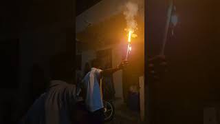 Flash bomb 👀 diwali firecracker skyshot [upl. by Ailes]