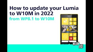 How to update your Lumia Windows Phone to lastest version in 2022 [upl. by Leunad]