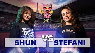 BGirl Stefani vs BGirl Shun  Top 16  Red Bull BC One 2023 World Final Paris [upl. by Euqinobe]