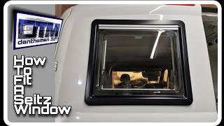 How to fit a Seitz window Micro Camper Conversion Series 11 Episode 4 [upl. by Zinck]