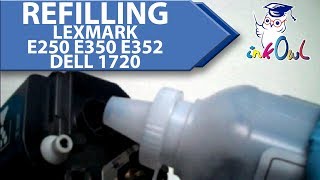 How to Refill Lexmark E250 E350 E352 and Dell 1720 Toner Cartridges [upl. by Gassman]