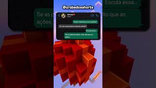 Ele TEM OS PENSAMENTOS MAIS ALIATÓRIOS ÀS 3 DA MANHÃ minecraft viralvideo shorts [upl. by Dulcinea]