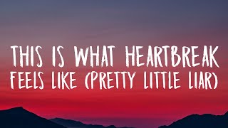 JVKE  this is what heartbreak feels like pretty little liar Lyrics [upl. by Naryt]