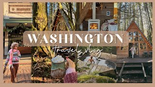 WASHINGTON TRAVEL VLOG  exploring Seattle Leavenworth amp Skykomish [upl. by Sarad]