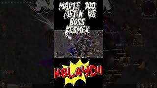 100 METİN VE BOSS KES ZENGİN OLMetin2TR Ruby Lucifer metin2tr metin2 [upl. by Nire442]