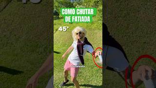 COMO DAR A FATIADA 🔥 futebol fatiada menzinho tutorial bera [upl. by Hannad675]