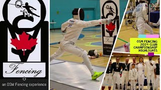 OSM Fencing 2024 Club Championship Team Foil amp Epee Final Highlights [upl. by Paton768]